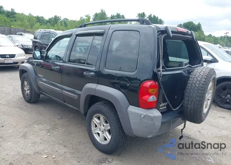 2004 Jeep Liberty Sport из США, поврежденный, VIN 1J4GL48K64W189382